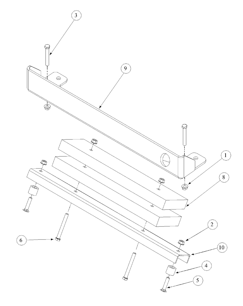 Rear Bumper Diagram and Parts List for 53AB5FEZ150-28-HP Cub Cadet Lawn Tractor